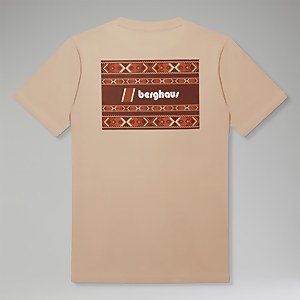 Unisex Aztec Block T-Shirt - Natural