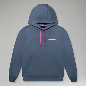 Unisex Heritage Small Logo Hoody - Dark Blue
