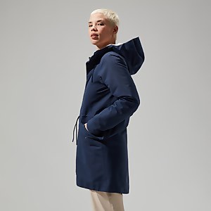 Foxghyll Parka für Damen - Dunkelblau/Naturfarben