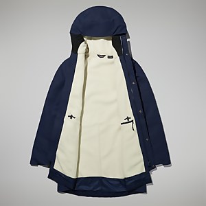 Foxghyll Parka für Damen - Dunkelblau/Naturfarben