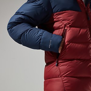Men's Urban Ronnas Reflect Jacket - Dark Red/Dark Blue
