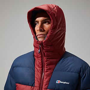 Men's Urban Ronnas Reflect Jacket - Dark Red/Dark Blue