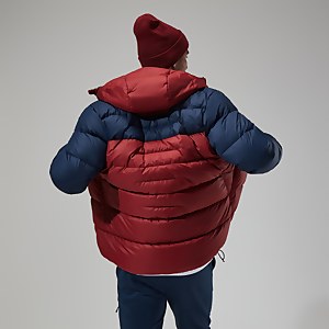 Men's Urban Ronnas Reflect Jacket - Dark Red/Dark Blue
