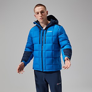 Men's Menahan Insulated Hooded Jacket - Blue/Dark Blue