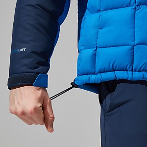Men's Menahan Insulated Hooded Jacket - Blue/Dark Blue
