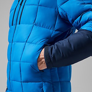 Men's Menahan Insulated Hooded Jacket - Blue/Dark Blue