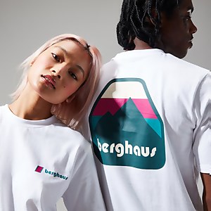 Unisex Graded Peak T-Shirts - White