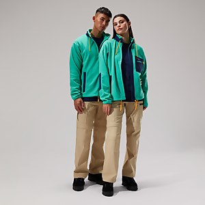 Unisex Ascent 91 Fleece Jacket Turquoise/Dark Blue - 2XL