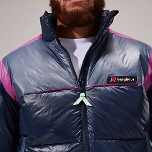 Unisex Blockback Down Jackets - Dark Blue