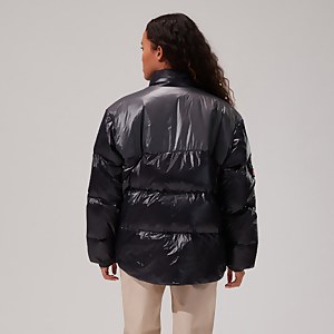 Unisex Blockback Down Jackets - Black/Grey