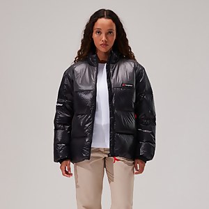 Unisex Blockback Down Jackets - Black/Grey