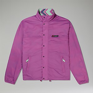 Unisex Reverse Wind Full-zip Fleece - Purple/Turquoise