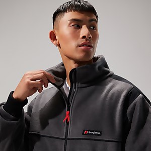 Unisex Blockback Full-zip Fleece - Grey/Black