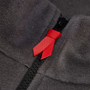 Unisex Blockback Full-zip Fleece - Grey/Black