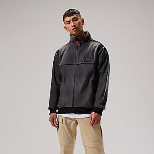 Unisex Blockback Full-zip Fleece - Grey/Black