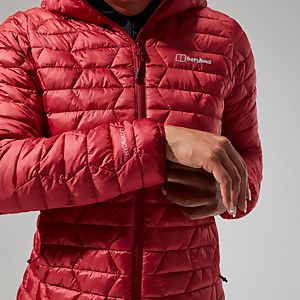 Women's Cuillin Insulated Hoody - Dark Red
