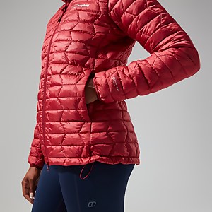 Women's Cuillin Insulated Hoody - Dark Red