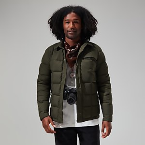 Men's Nollan Insulated Shirt Jacket Dark Green - XL