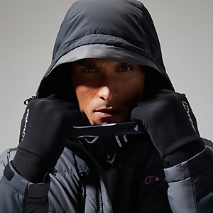 Men's Menahan Insulated Hooded Jacket - Grey/Black