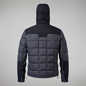 Men's Menahan Insulated Hooded Jacket - Grey/Black