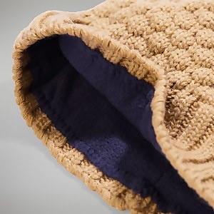 Women's EDO Bobble Beanie - Natural