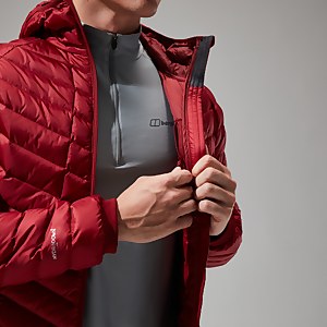 Men's Tephra Stretch Reflect Jacket - Dark Red