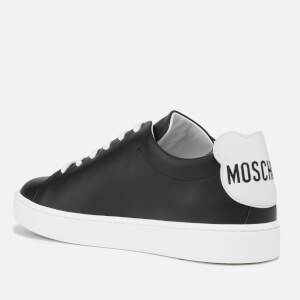 【公式】アクセサリーの激安通販 Moschino Women's Logo Sneakers - Black/White - UK 3 | Coggles サロペット・オーバーオール・オールインワン