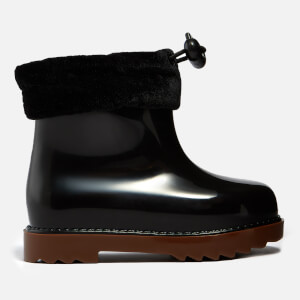 Mini Melissa Toddlers Corduroy Trimmed PVC Wellington Boots