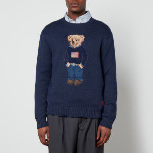 Polo ralph lauren sweater with bear new arrivals