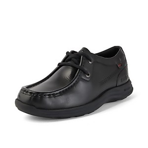 Youth Mens Reasan Moc Leather Black