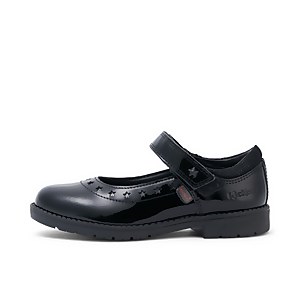 Junior Girls Lachly Star Mj Patent Leather Black - 13