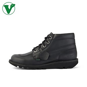 Adult Unisex Kick Hi Vegan Synthetic Black Kickers