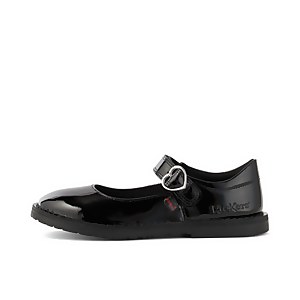 Junior Girls Adlar Heart Mj Patent Leather Black - 2