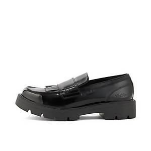 Youth Womens Kori Kilty Leather Black - 4