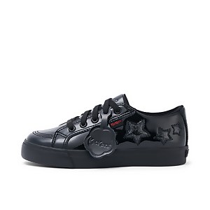 Junior Girls Tovni Star Patent Leather Black - 1