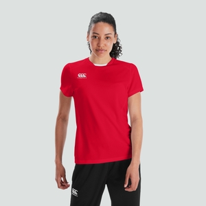 CANTERBURY CLUB DRY TEE AF FLAG RED - 16