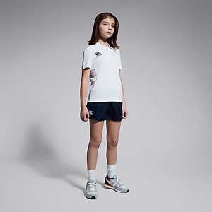 Junior Unisex Club Dry Polo Shirt White