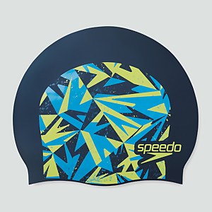 Bonnet Junior Boom Silicone bleu/vert