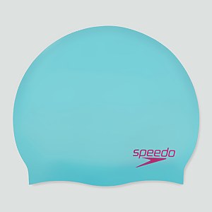 Junior Plain Moulded Silicone Cap Blue/Red