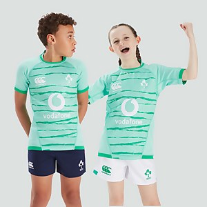 JUNIOR UNISEX IRELAND VAPODRI PRE GAME PRO JERSEY GREEN - AGE 14