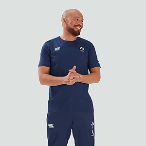 MENS IRELAND TEAM COTTON T-SHIRT BLUE - L
