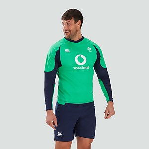Canterbury Ireland Official 17/18 Mens Rugby Thermoreg Tech Crew Top 