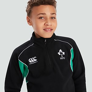 CANTERBURY IRE CLASSIC QZ FLEECE JU BLK/GRN