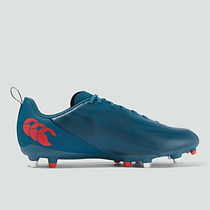 Adult Unisex Speed Team Soft Ground Boots Blue/Grey/Orange