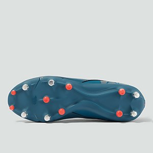 Adult Unisex Speed Team Soft Ground Boots Blue/Grey/Orange