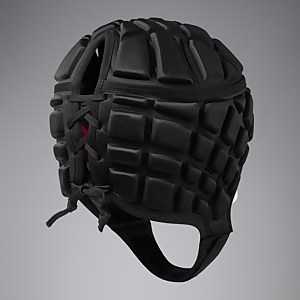 Adult Unisex Raze Headguard Black/Red