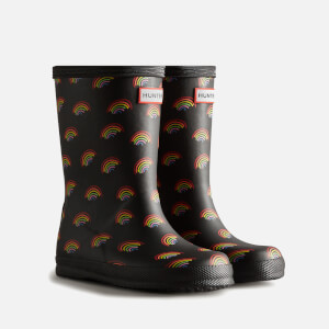 Hunter Kids First Rainbow Print Wellies