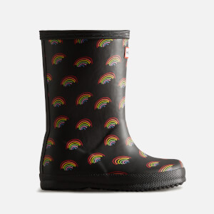 Classic Rainbow-Print Rubber Wellington