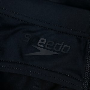 Tech Panel 7 cm Badehose Schwarz/Orange für Herren