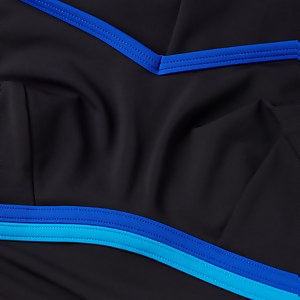 Maillot de bain Femme ContourLuxe effet galbant noir/bleu